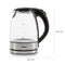 Tristar WK-3377 - Waterkoker - 2200W 1.7L met LED - Glazen kan