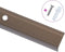 vidaXL Trapneuzen L-vormig 15 st 134 cm aluminium bruin