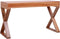 vidaXL - Computerbureau - 115x47x77 - cm - massief - mahoniehout - naturel