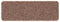 vidaXL - Trapmatten - met - Latex - Achterkant - Bruin - 25x60 - cm