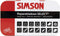 Simson fietsband reparatieset select - fietsbandreparatieset - 10+ plakkers - Multi