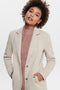 ONLY ONLCARRIE MEL COAT OTW NOOS - Dames Jas - Omkeerbaar - Katoen/Polyester - Etherea Melange