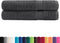 vidaXL - Saunadoeken - SOLUND - 2 - st - 600 - g/m² - 80x200 - cm - antracietkleur