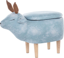 REINDEER - Hocker - Blauw - Polyester