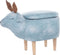 REINDEER - Hocker - Blauw - Polyester