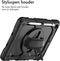 Accezz Rugged Backcover - Hoes met schouderstrap - Ingebouwde screenprotector - Zwart