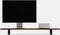 Oakywood Desk Shelf - Massief Walnoot / Zwart - Echt Hout Dual Monitor Standaard Beeldschermverhoger Clean Desk Ergonomisch Stijlvol