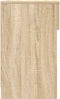 vidaXL - Nachtkastje - met - lade - 20x36x60 - cm - sonoma - eikenkleurig