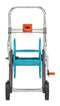 GARDENA Slangenwagen 100 - Metalen slanghouder - 100 m slangcapaciteit - Zilver