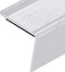vidaXL Trapneuzen L-vormig 15 st 134 cm aluminium zilverkleurig