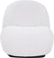 Kick Fauteuil Evi - Bouclé - Wit