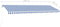 vidaXL - Luifel - handmatig - uittrekbaar - met - LED - 500x350 - cm - blauw - en - wit