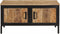 vidaXL - Salontafel - 80x50x40 - cm - massief - ruw - mangohout