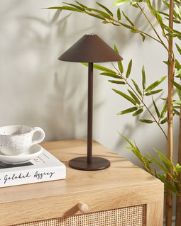 FRANCOLI - Tafellamp - Bruin - Aluminium