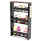 Coast Badkamerrek - 4-Laags - 47,5 x 13 x 80,5 cm - Zwart met Bruin