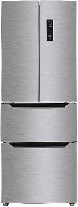 WOLKENSTEIN FD351.4A++NF IX - Stand Franse deur koel-vriescombinatie - Geen vorst - Zilver