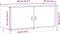 vidaXL - Tv-meubel - 80x34x40 - cm - massief - grenenhout - wit