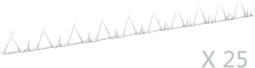 vidaXL - Muurspikes - 25 - st - 1 - m - staal