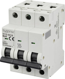 Sygonix SY-6440998 SYG-MCB 3P/B25/6KA Zekeringautomaat 3-polig 25 A 415 V/AC