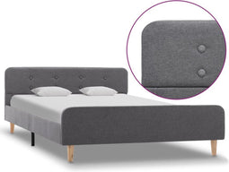 vidaXL-Bedframe-stof-lichtgrijs-120x200-cm