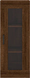 vidaXL - Hangkast - 34,5x34x90 - cm - bruin - eikenkleur