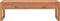 vidaXL - Tv-meubel - 120x40x45 - cm - massief - teakhout