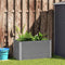 vidaXL - Plantenbak - verhoogd - 100x50x54 cm - HKC - grijs