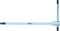 KS Tools 158.51025 Inbusschroevendraaier Sleutelbreedte (metrisch): 2.5 mm Afmeting, lengte: 125 mm