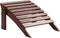 vidaXL - Tuinstoel - met - voetenbank - hout - bruin