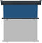 vidaXL - Balkonscherm - 165x250 - cm - blauw