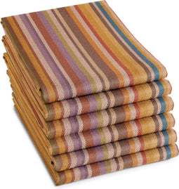DDDDD Over The Rainbow - Theedoeken - 100% katoen - 60x65cm - Terra (6 stuks)