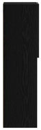 vidaXL - LED - TV-kast - 2 - stuks - Zwart - Eiken - 30,5x30x102 - cm - Geperst - Hout