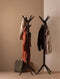 WOOOD Studio Staande Kapstok - Berken - Zwart - 178x45x45