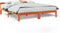 vidaXL - Bedframe - zonder - matras - massief - grenenhout - wasbruin - 180x200 - cm