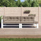 vidaXL - Palletkussens - 5 - st - stof - taupe