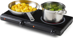 DOMO DO339KP - Keramische Kookplaat - 2 Pits - Infraroodtechnologie - Zwart