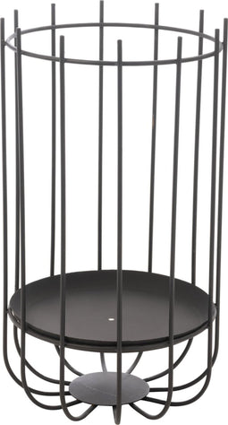 J-Line Vuurkorf Hoog Ijzer Zwart Small