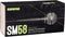 Shure SM58 - Dynamische vocal microfoon - Cardioïde - Donker grijs