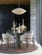 Light & Living Hanglamp Fay - 70cm - Bruin