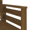 vidaXL - Tuinbank - met - tafel - 2-zits - massief - grenenhout - honingbruin