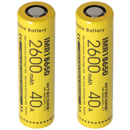 Nitecore IMR18650 2 stuks