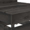 vidaXL - Tuinmiddenbank - pallet - geïmpregneerd - grenenhout - grijs