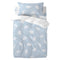 Happy Friday Duvet cover set 2 pieces Clouds blue 100x135 cm (Cot) Blue