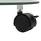 vidaXL - Plantenrollers - 4 - st - rond - 28 - cm - gehard - glas