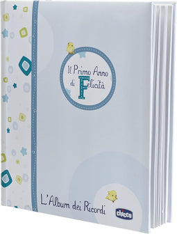 Herinneringsalbum, geboorteboek, lichtblauw