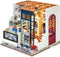 Robotime Nancy’s Bake Shop DG143 - Houten Modelbouw - Poppenhuis met LED licht - DIY