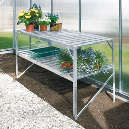 Vitavia kweektafel - Aluminium - 120 x 50 cm - 75 cm hoog - 2 niveaus