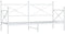 vidaXL - Slaapbank - zonder - matras - 90x200 - cm - staal - wit