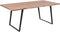 Eettafel JAIPUR Lichtbruin 200 cm 100 cm Acaciahout