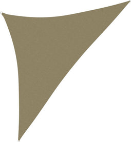 vidaXL - Zonnescherm - driehoekig - 5x5x6 - m - oxford - stof - beige